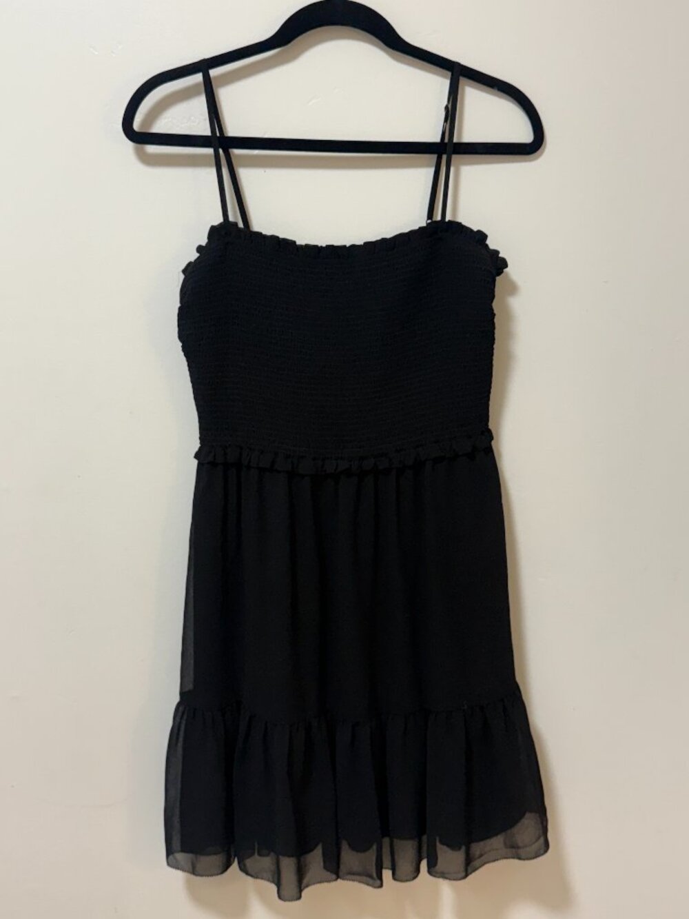 Aritzia Wilfred Tempest Black Mini Dress